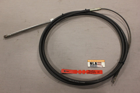 Teleflex SSC6212 12ft Boat Steering Cable MerCruiser Mercury Outboard Rotary 12'