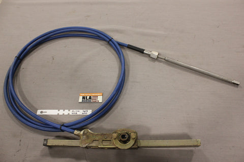 HI-LEX Rack & Pinion 16ft Blue Boat Steering Cable 1980's 16.0 FT