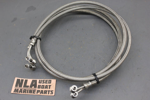 OMC 0984645 984645 Cobra Power Trim & Tilt Oil Line Hose Pump To Manifold 87-93