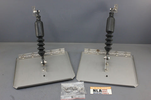 Boat Marine Stainless Steel Nauticus Smart Tab Trim Tabs 11" x 9" Parts Fixed