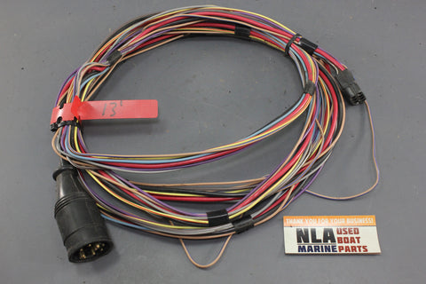 MerCruiser 13' 9-Pin (2-Big / 7-Small) Wire Wiring Harness Dash to Motor Gauges