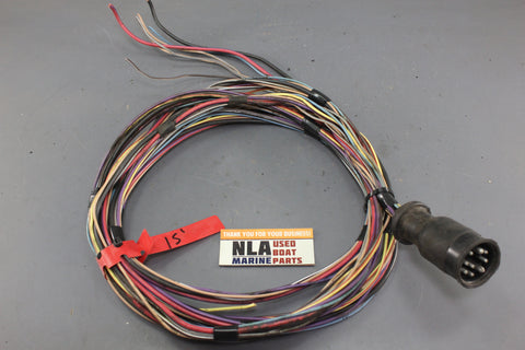 MerCruiser 15' 9-Pin (2-Big / 7-Small) Wire Wiring Harness Dash to Motor Gauges