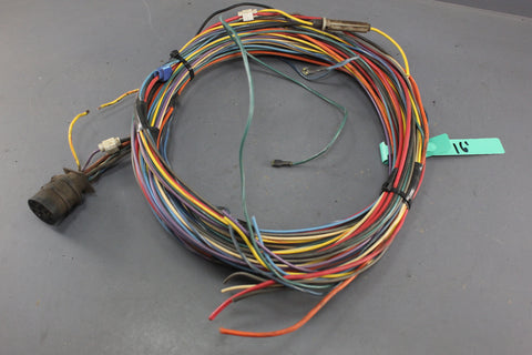 OMC Stringer 16ft Female Plug 10-Pin Ammeter Wiring Wire Harness 70s Dash Engine