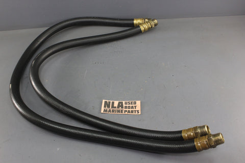 MerCruiser Remote Oil Filter Lines Hoses 42" 34" 32-92357-69 V8 GM 350 454 5.7L