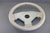 Boat Steering Wheel 13-1/2 in Thompson White Rubber Grip 3-Spoke Cap Cover