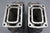 OMC 909863 0909863 Exhaust Elbows Riser Stringer V8 305 350 5.7L High Rise Pair