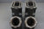 OMC 909863 0909863 Exhaust Elbows Riser Stringer V8 305 350 5.7L High Rise Pair