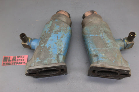 Chrysler 2469638 Exhaust Elbow 20-Degree V8 1966-1972 Set of Two 273 318 340 360