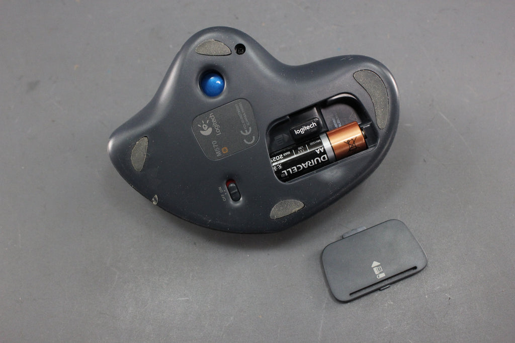 Logitech Wireless Computer Mouse Right-Hand Dark Gray NLA Marine